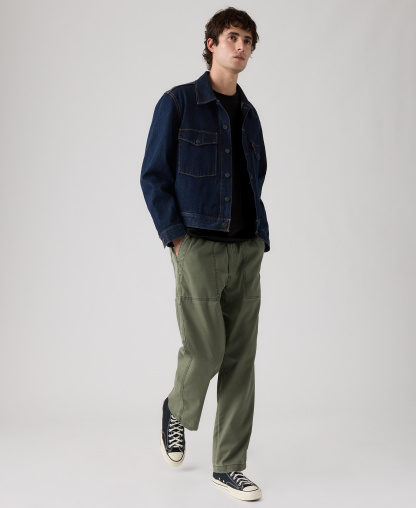Levi's Men's Regular-Fit Linen Surplus Pants - Kambaba