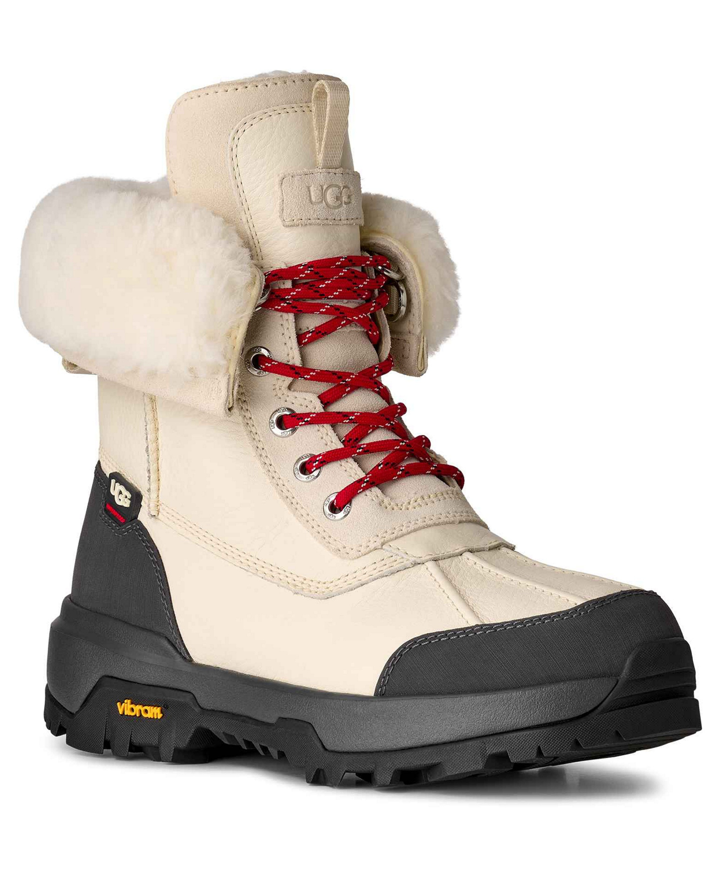 UGG Women's Adirondack XXV Round Toe Boots - Plaster