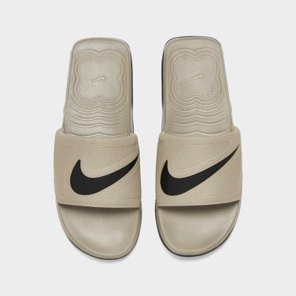 Men's Nithtke Air Max Cirro Slide Sandals - Khaki/Black/Metallic Silver - Top view