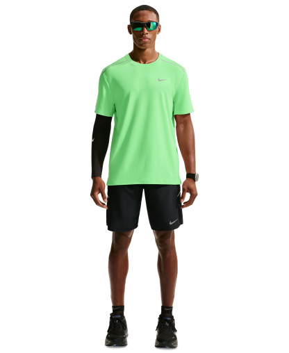 Nike Men's Miler Dri-FIT Running T-Shirt - Illusion Green/Reflective Silver