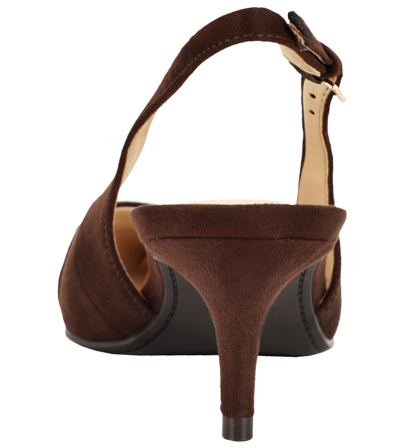 Tommy Hilfiger Women's Totale Kitten Heel Slingback Dress Pumps - Dark Brown
