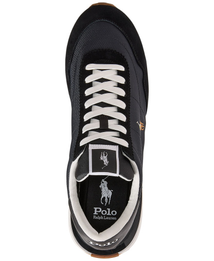 Polo Ralph Lauren Men's Train 89 Lace-Up Sneakers - BLACK/MULTI