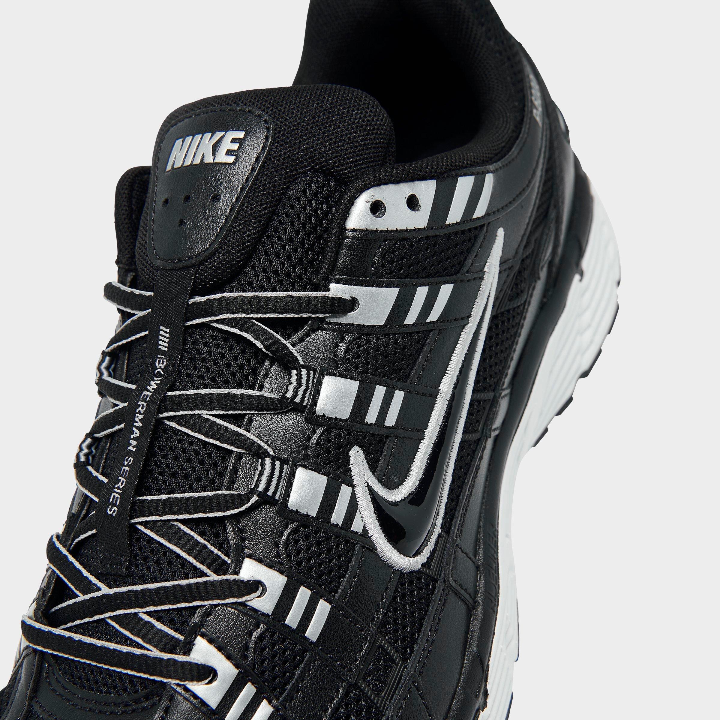 Men's Nithtke P-6000 Casual Shoes - Part 3 - Black/White/Metallic Silver/Black - Detail shot
