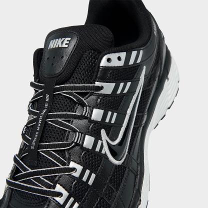 Men's Nithtke P-6000 Casual Shoes - Part 3 - Black/White/Metallic Silver/Black - Detail shot