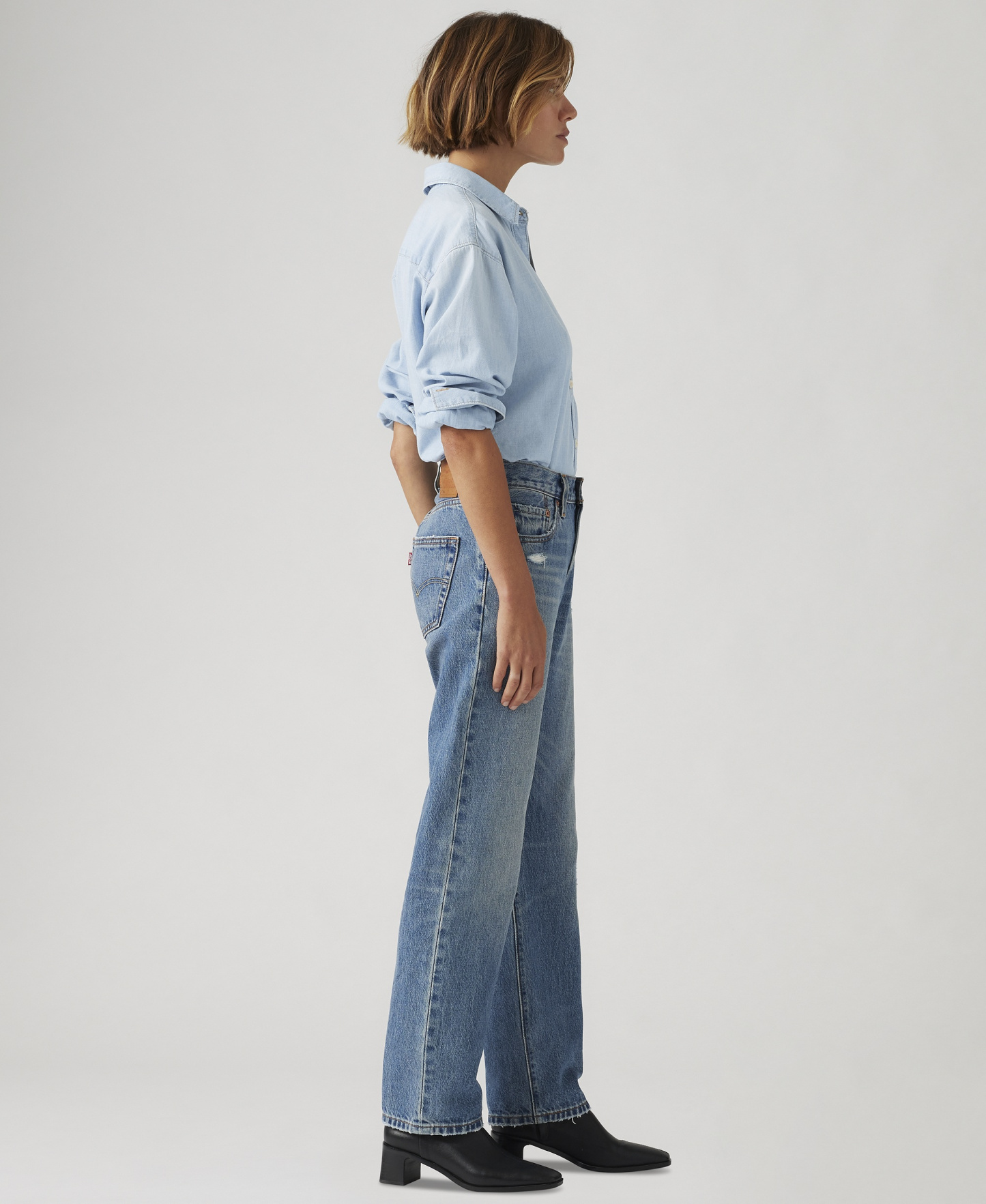 Levi's Premium Women's 501 90's Mid-Rise Straight-Fit Jeans 30" - Verified Vintage
