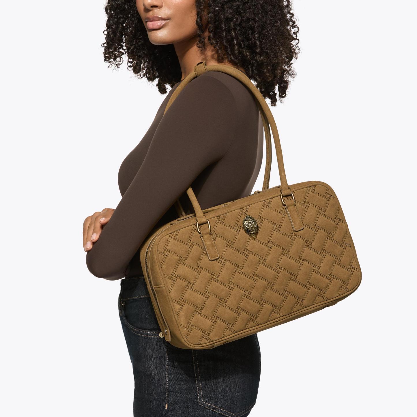 Kurt Geiger London Large Kensington Duffle Bag - Tan - view 2