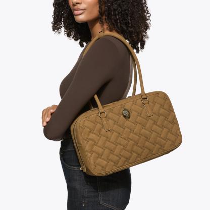 Kurt Geiger London Large Kensington Duffle Bag - Tan - view 2