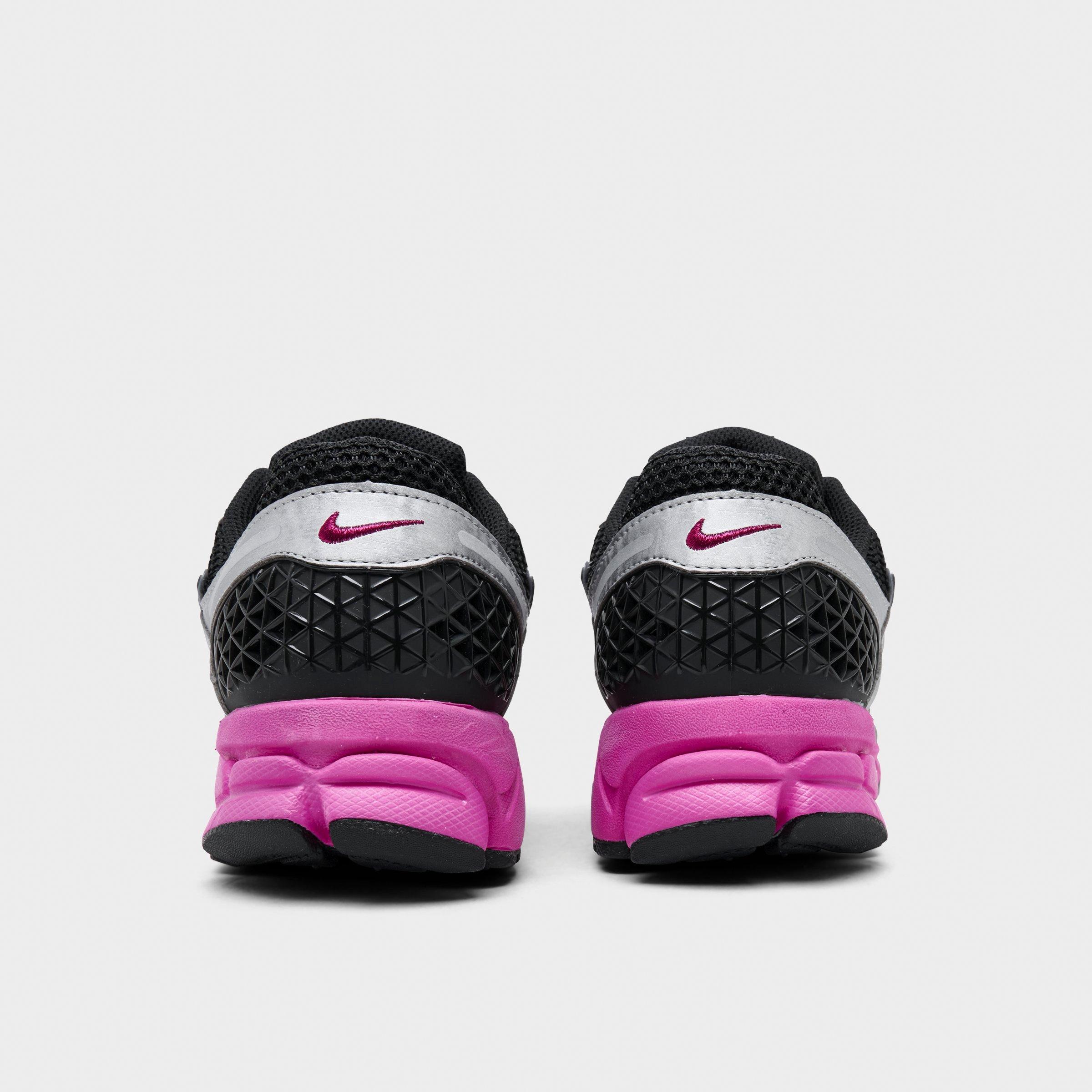 Women's Nithtke Zoom Vomero 5 Casual Shoes - Part 1 - Off Noir/Fire Pink/Photon Dust/Metallic Silver - Back view