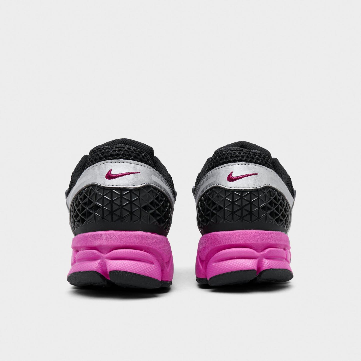 Women's Nithtke Zoom Vomero 5 Casual Shoes - Part 1 - Off Noir/Fire Pink/Photon Dust/Metallic Silver - Back view