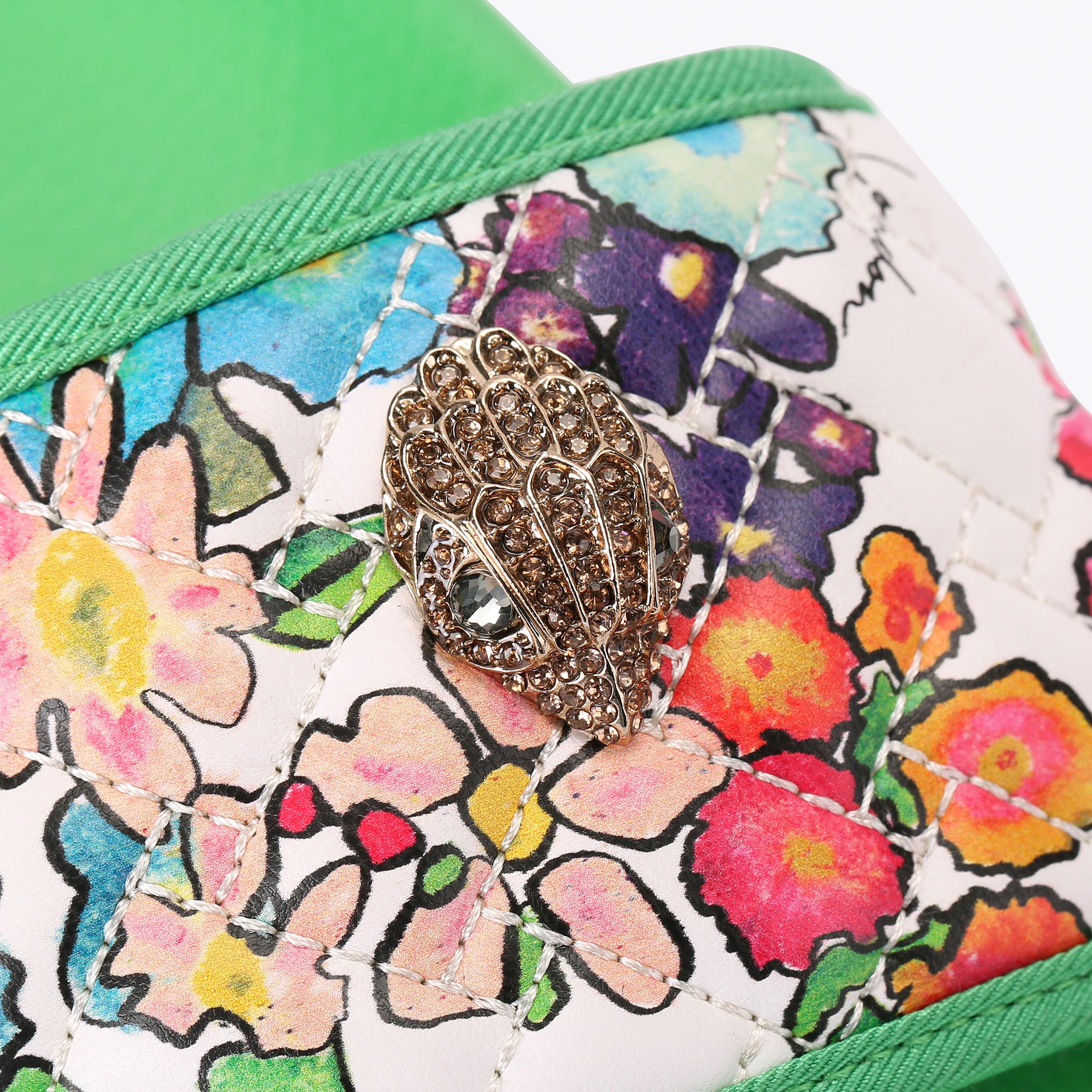Kurt Geiger London Meena Eagle Slide - White - view 6