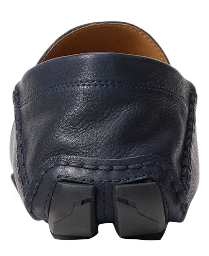 Polo Ralph Lauren Men's Anders Leather Collapsible Heel Driver Loafers - Blue