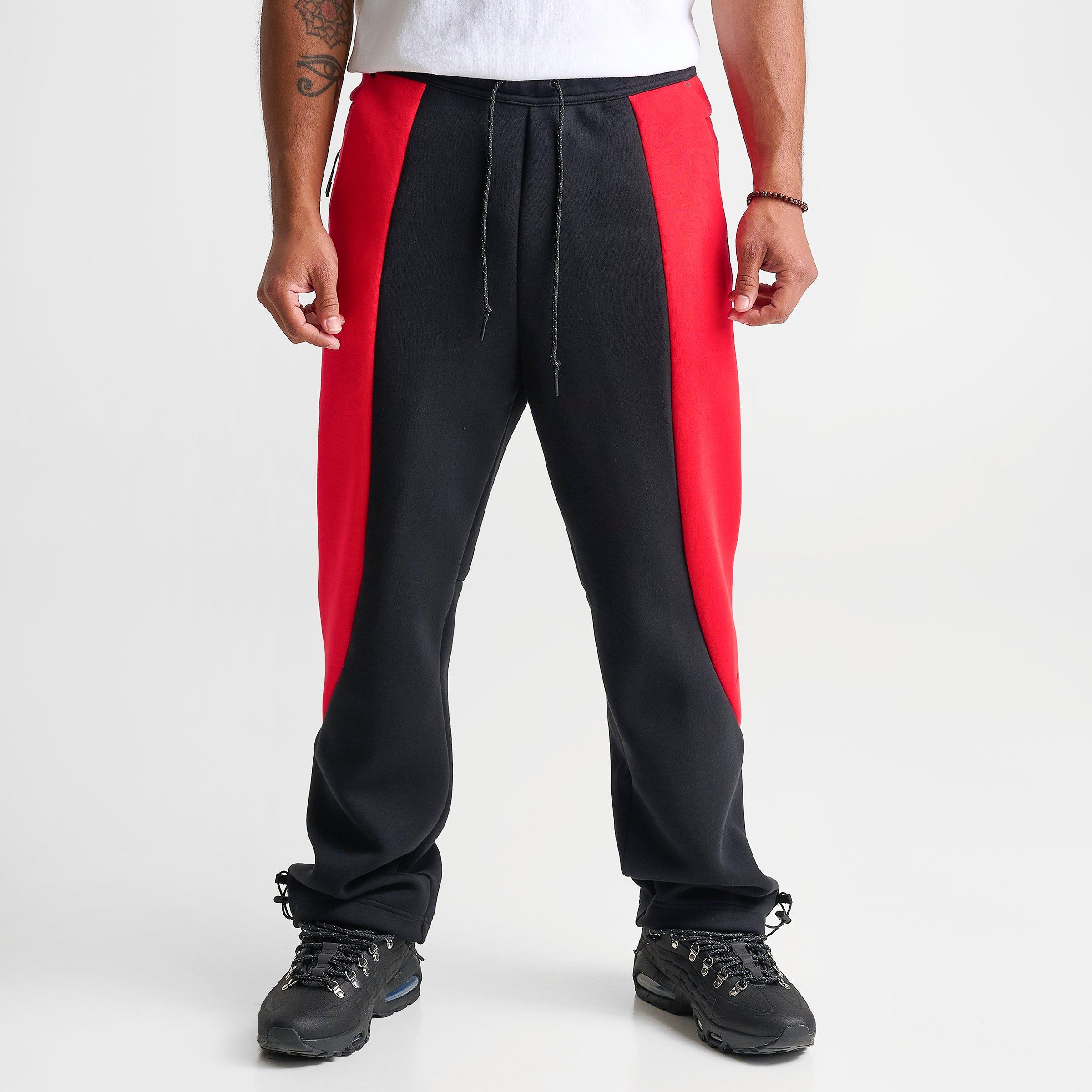 Men's Nithtke Tech Fleece Pro Open Hem Pants - Black/University Red