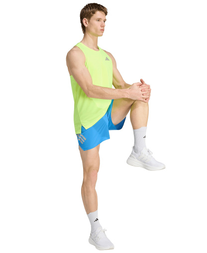 adidas Men's Running Climacool Iconic Tank Top - Solar Yellow
