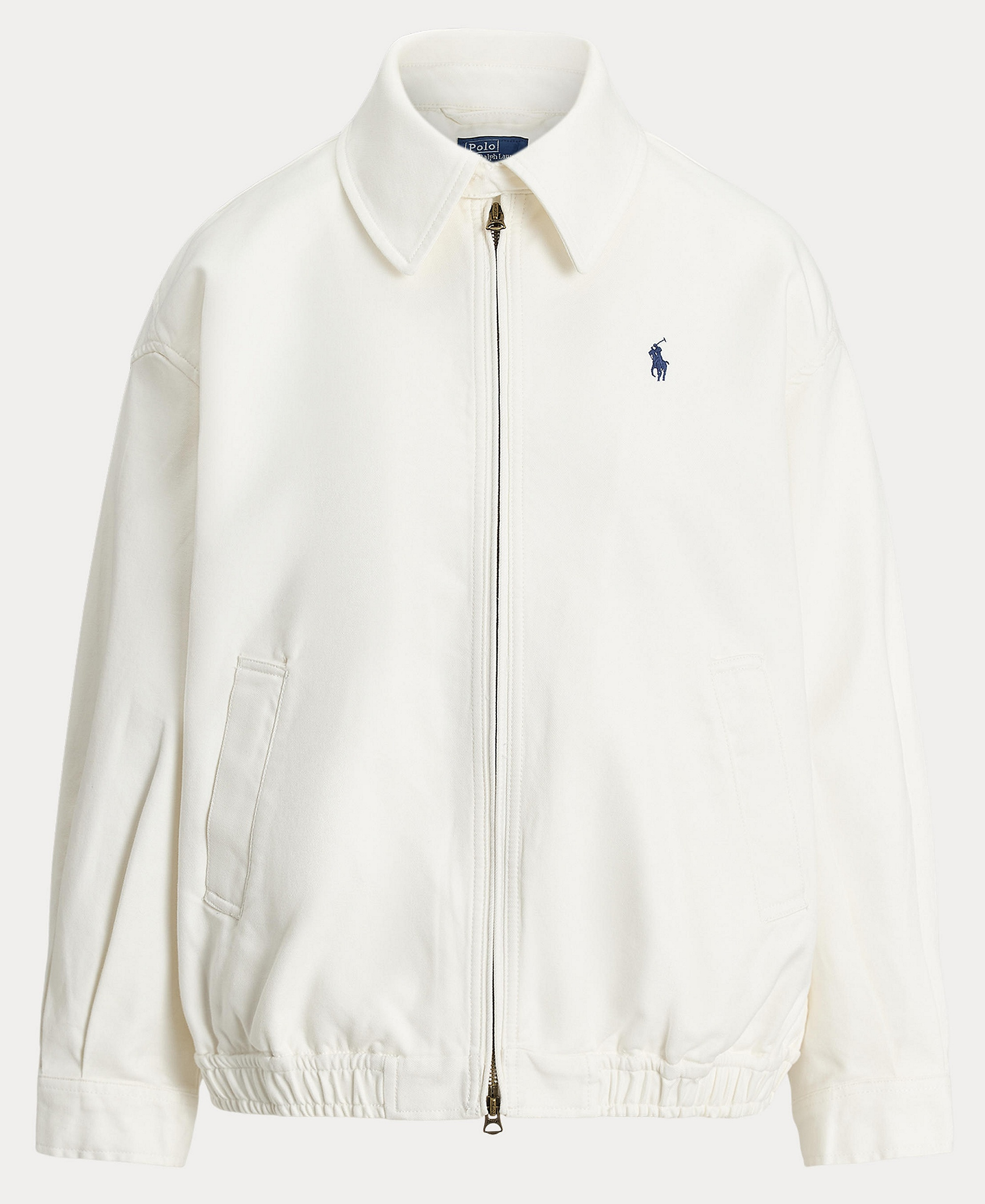 Polo Ralph Lauren Women's Long-Sleeve Bomber Jacket - White