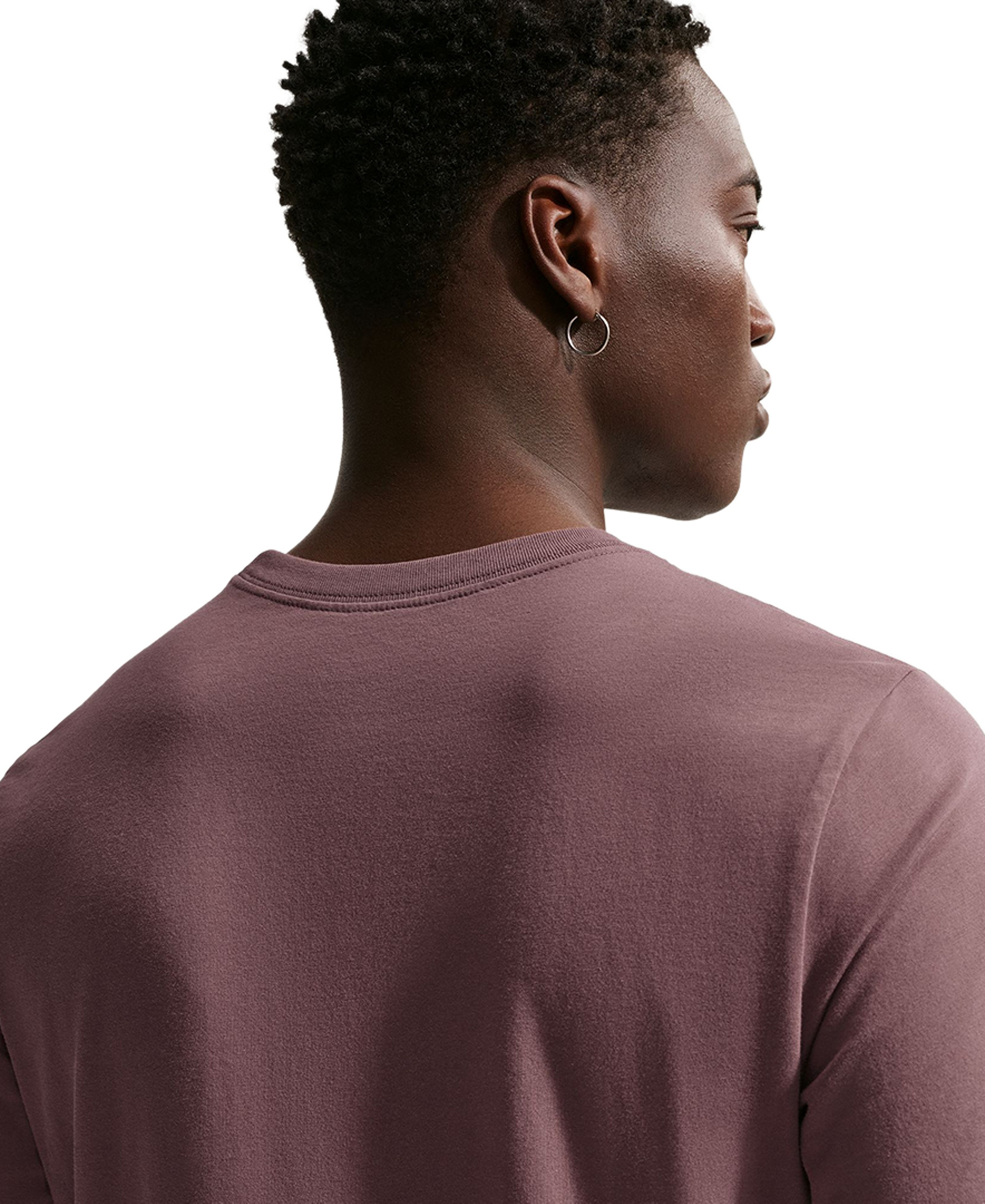 Nike Men's Swoosh Logo Crewneck T-Shirt - Tattoo