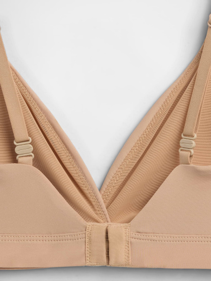 SecondSkin Crossover Bralette - Blush beige