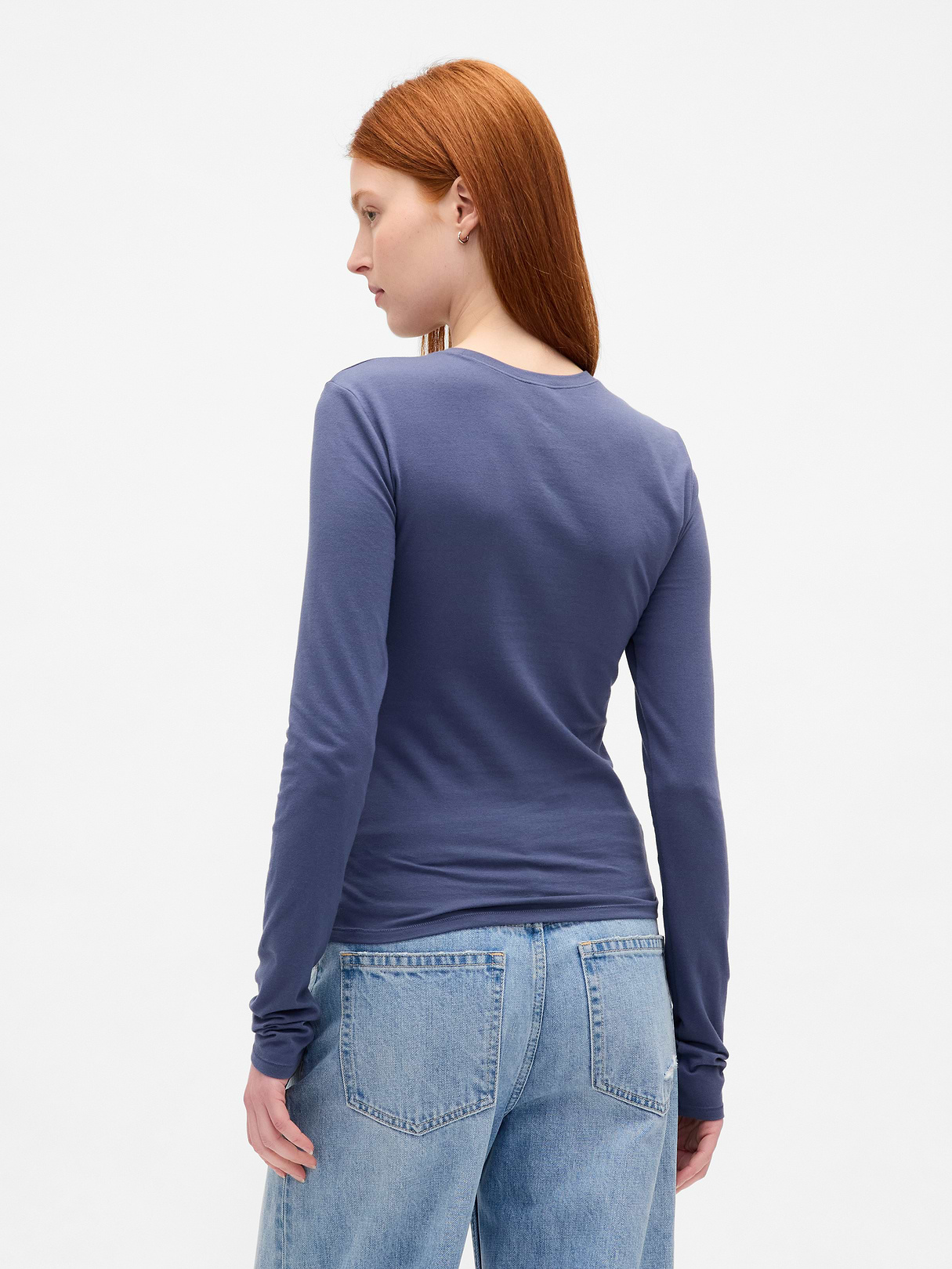 CloseKnit Jersey T-Shirt - Blue ridge