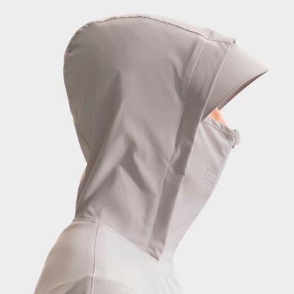 Men's Nithtke Tech Helios Dri-FIT Long-Sleeve Full-Zip Shell - Grey Fog/Off White/Black