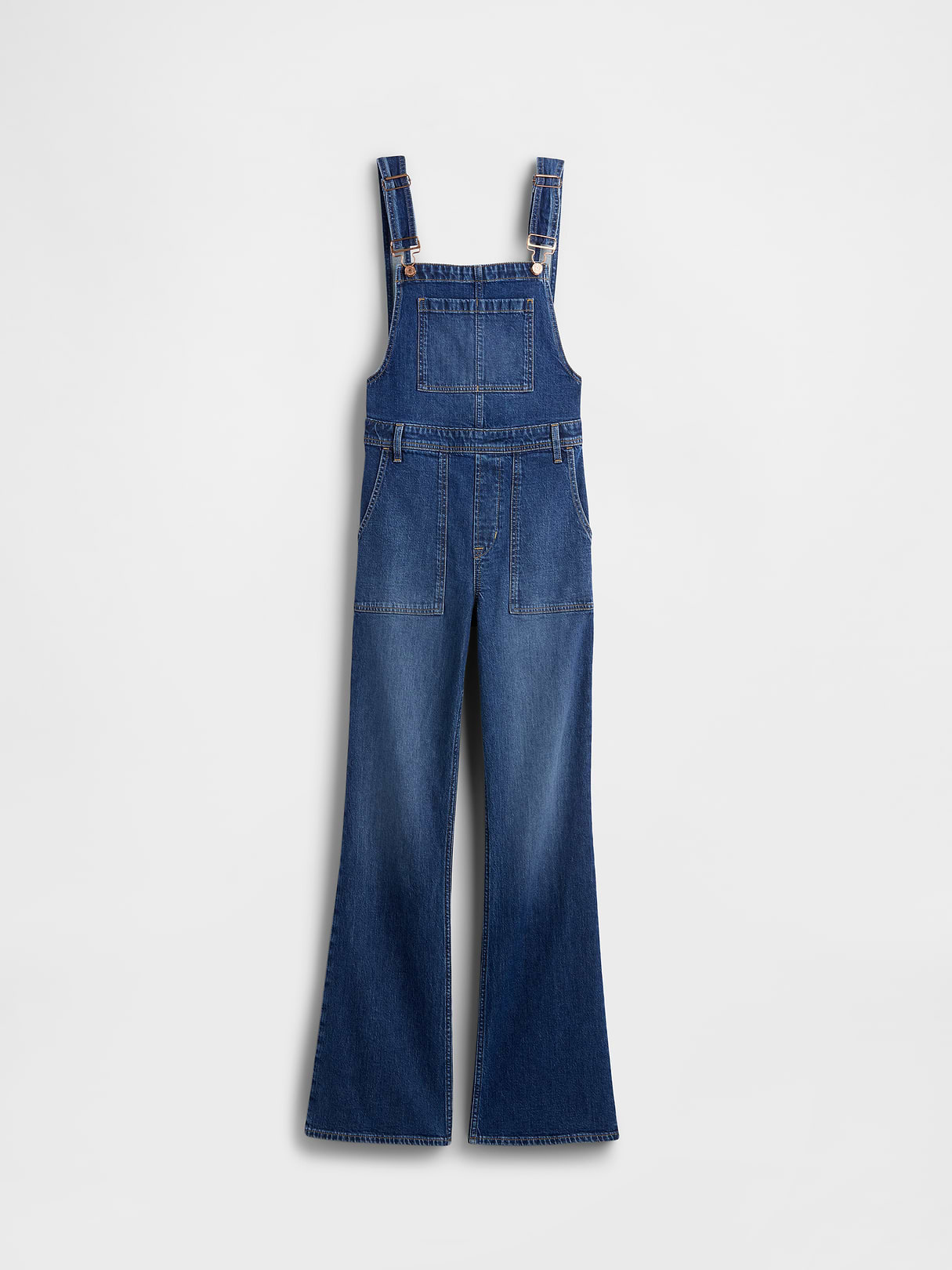 Long & Lean Overalls - Dark wash