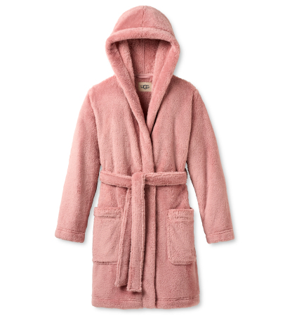 UGG® Women's Aarti Belted Fleece Robe - Dusty Rose