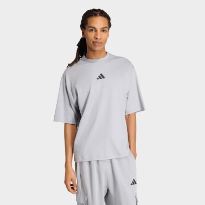 Men's adidas City Tech T-Shirt - Halo Silver - view 1