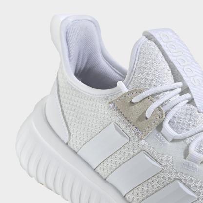 Men's adidas Kaptir 4.0 Casual Shoes - White/White/Crystal White - view 3