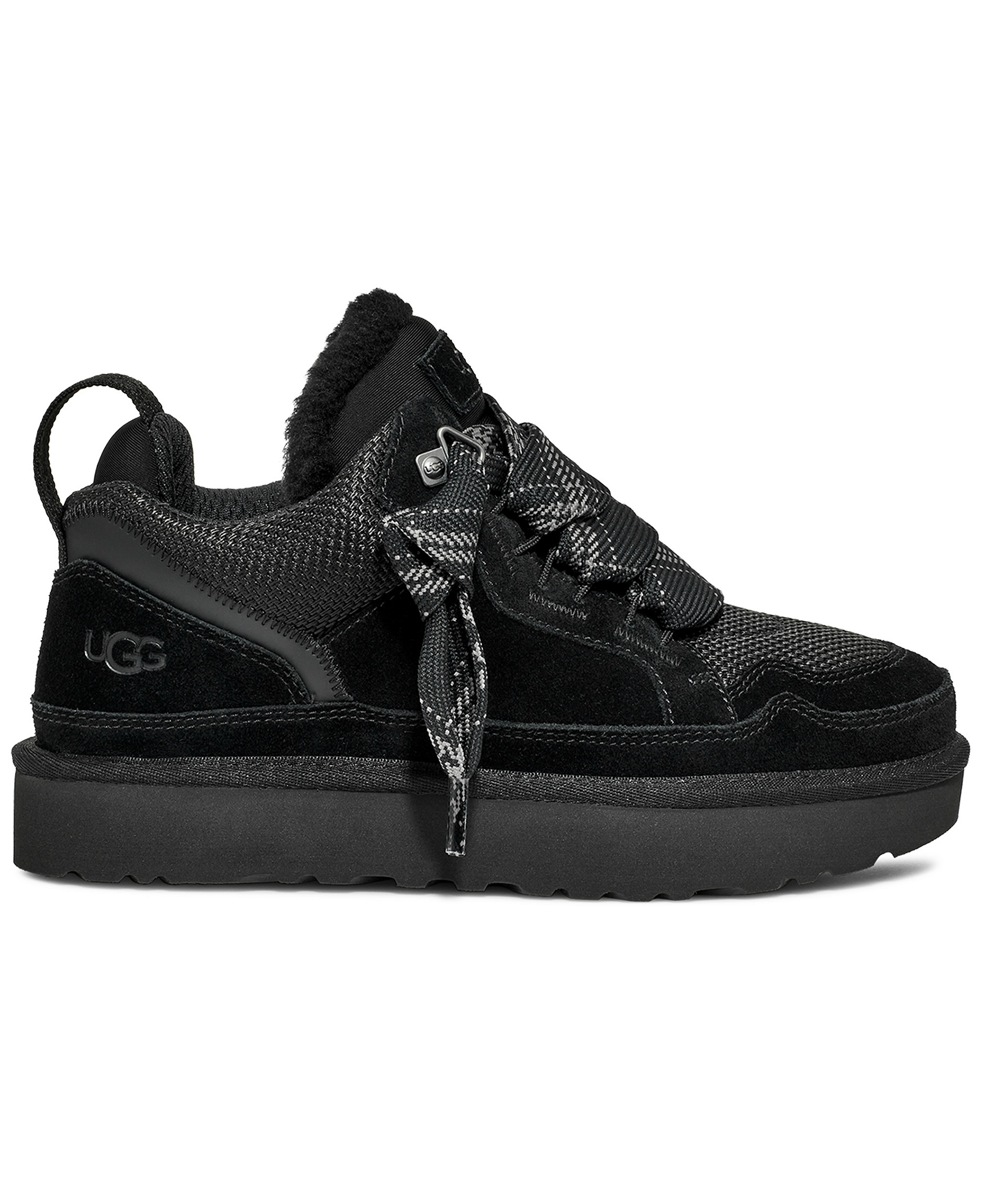 UGG® Women's Lowmel Lace-Up Sneaker Booties - Black