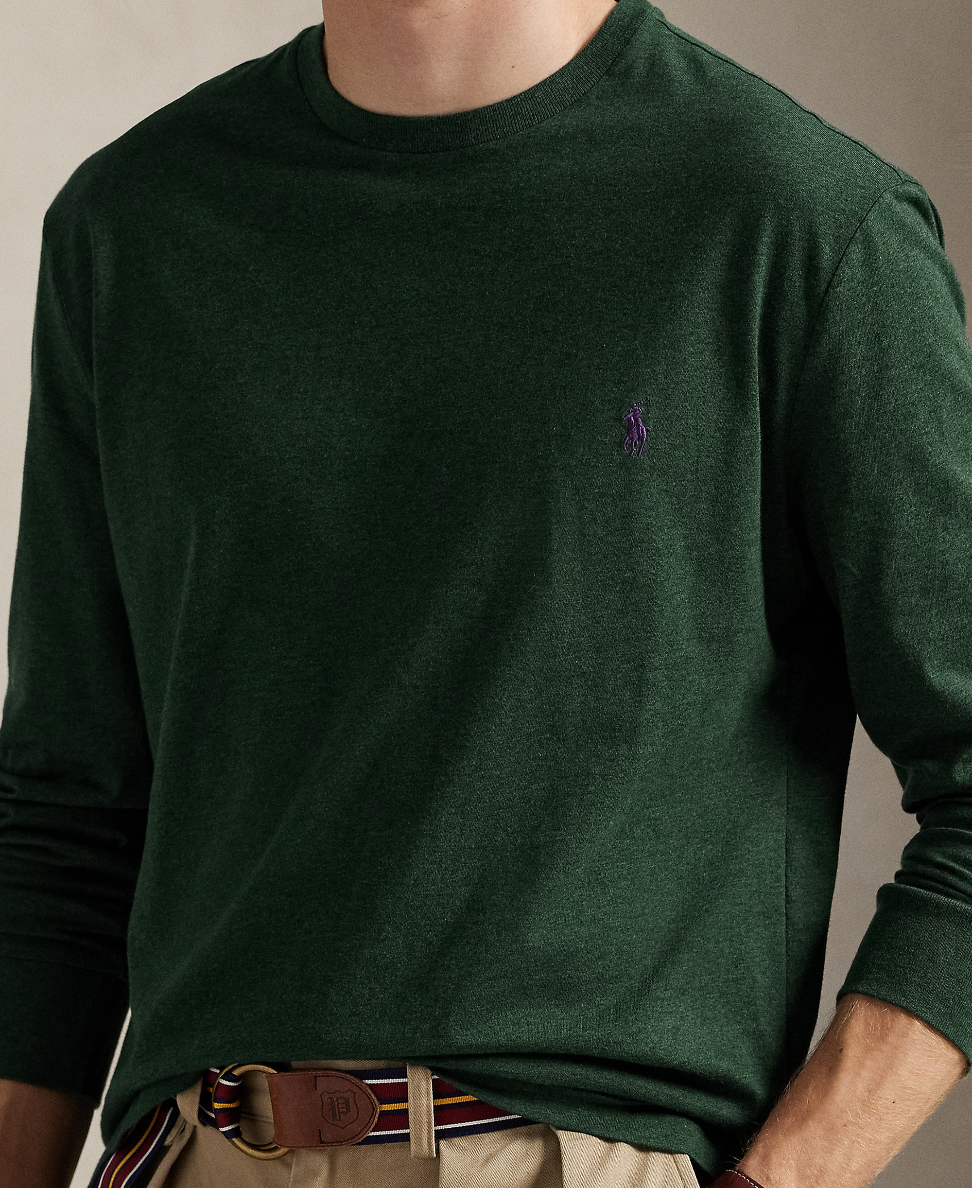 Polo Ralph Lauren Men's Classic-Fit T-Shirt - Scotch Pine Heather