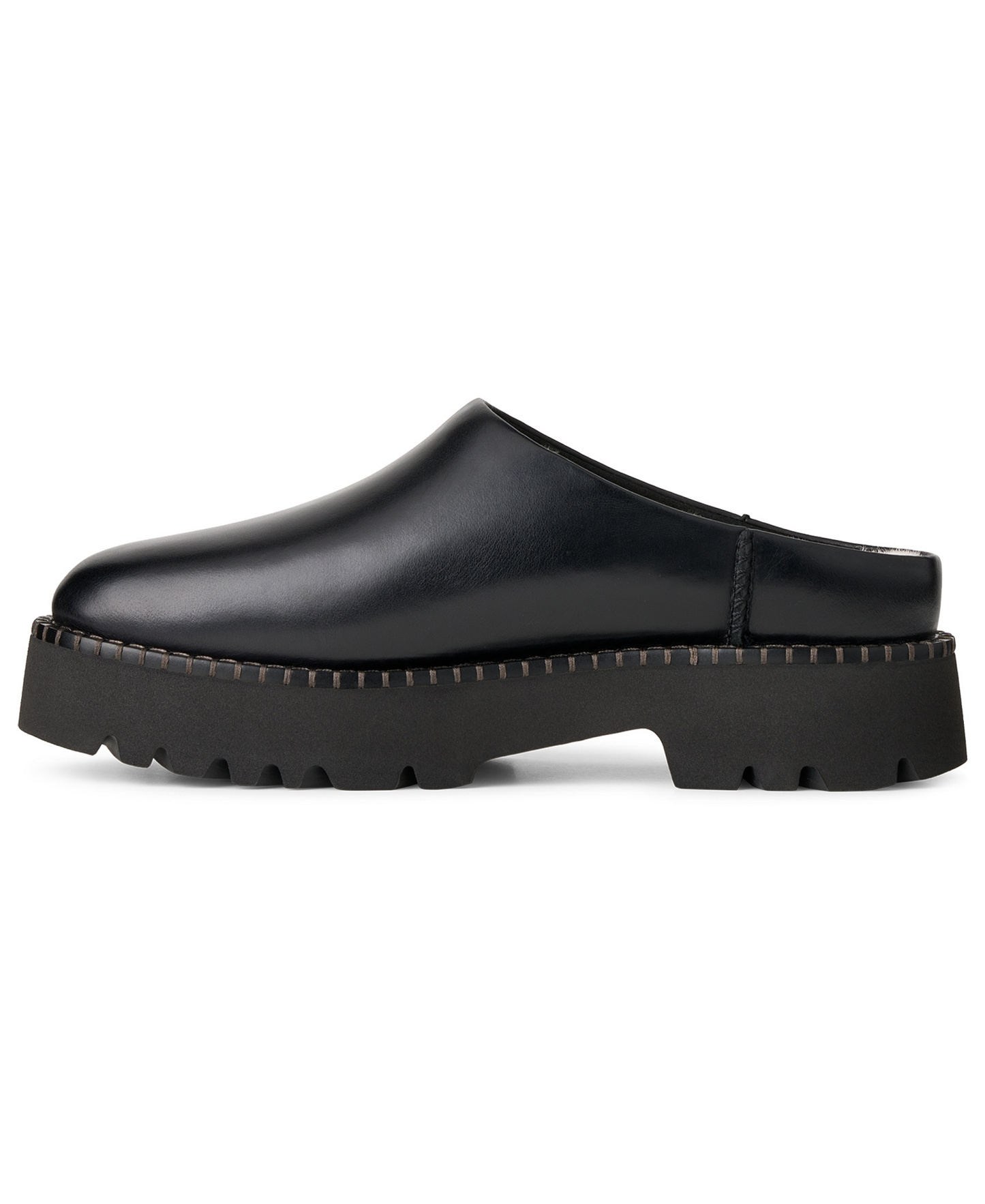 UGG® Women's Uptowner Slip-On Mule Clogs - Black Leather