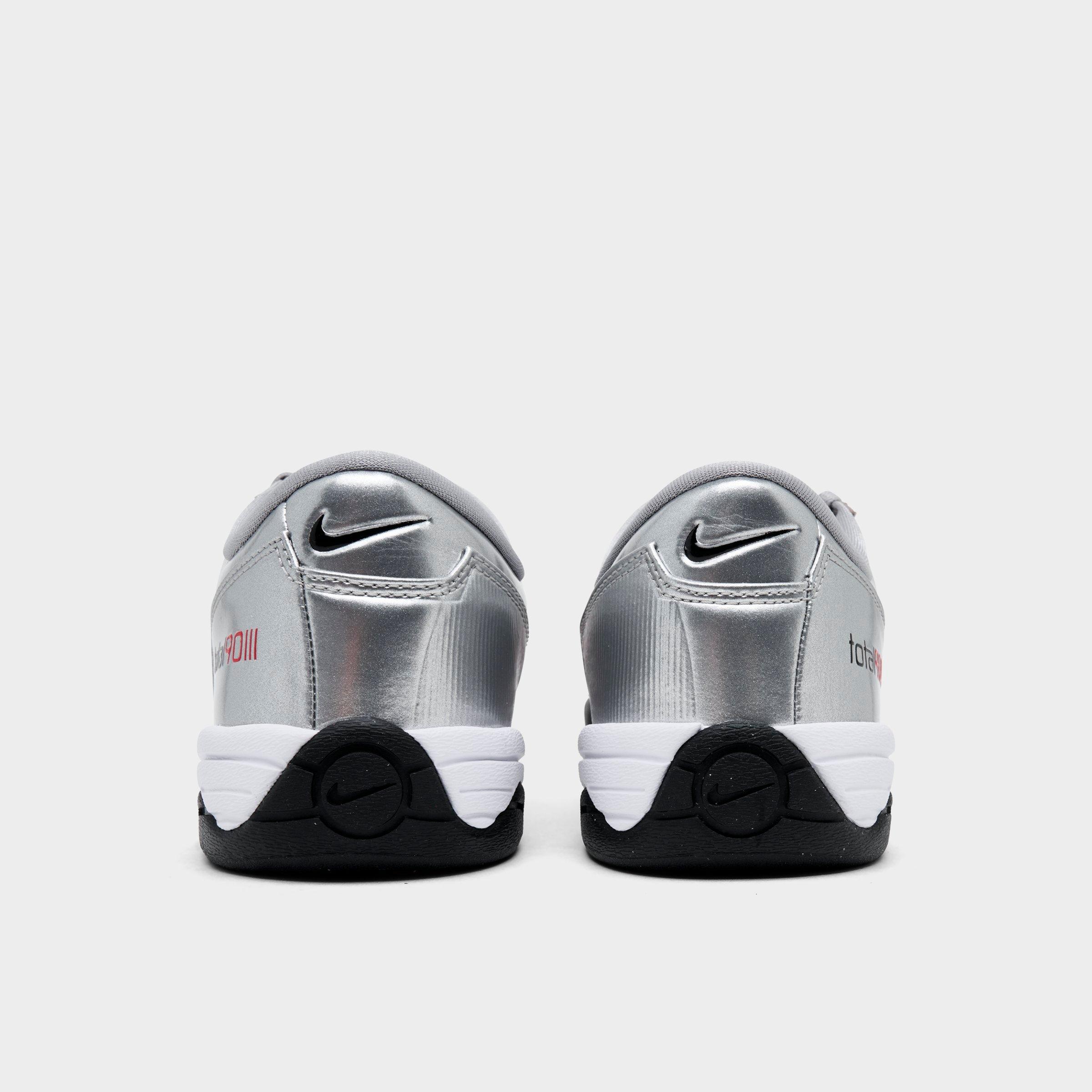 Men's Nithtke Total 90 Casual Shoes - Part 1 - Metallic Silver/Black - Back view