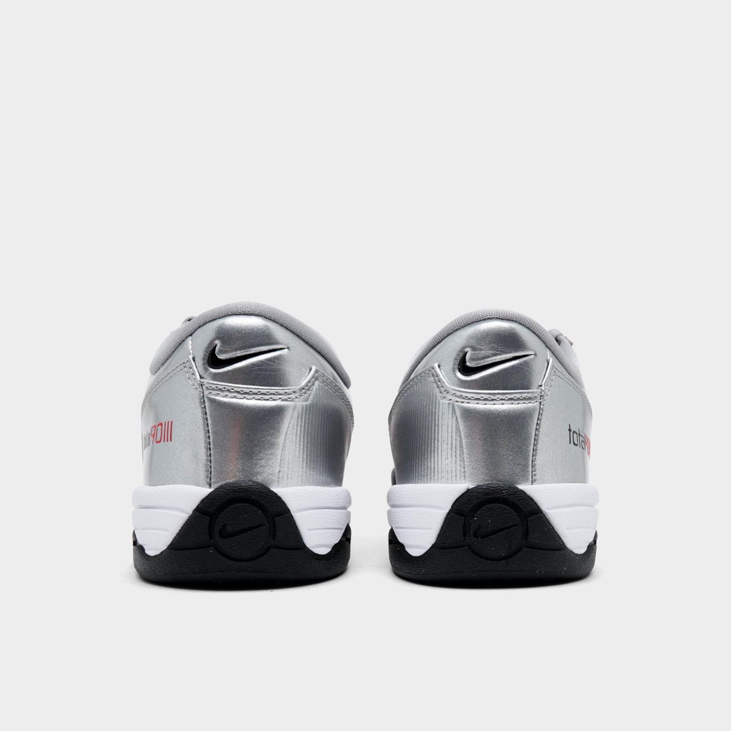 Men's Nithtke Total 90 Casual Shoes - Part 1 - Metallic Silver/Black - Back view
