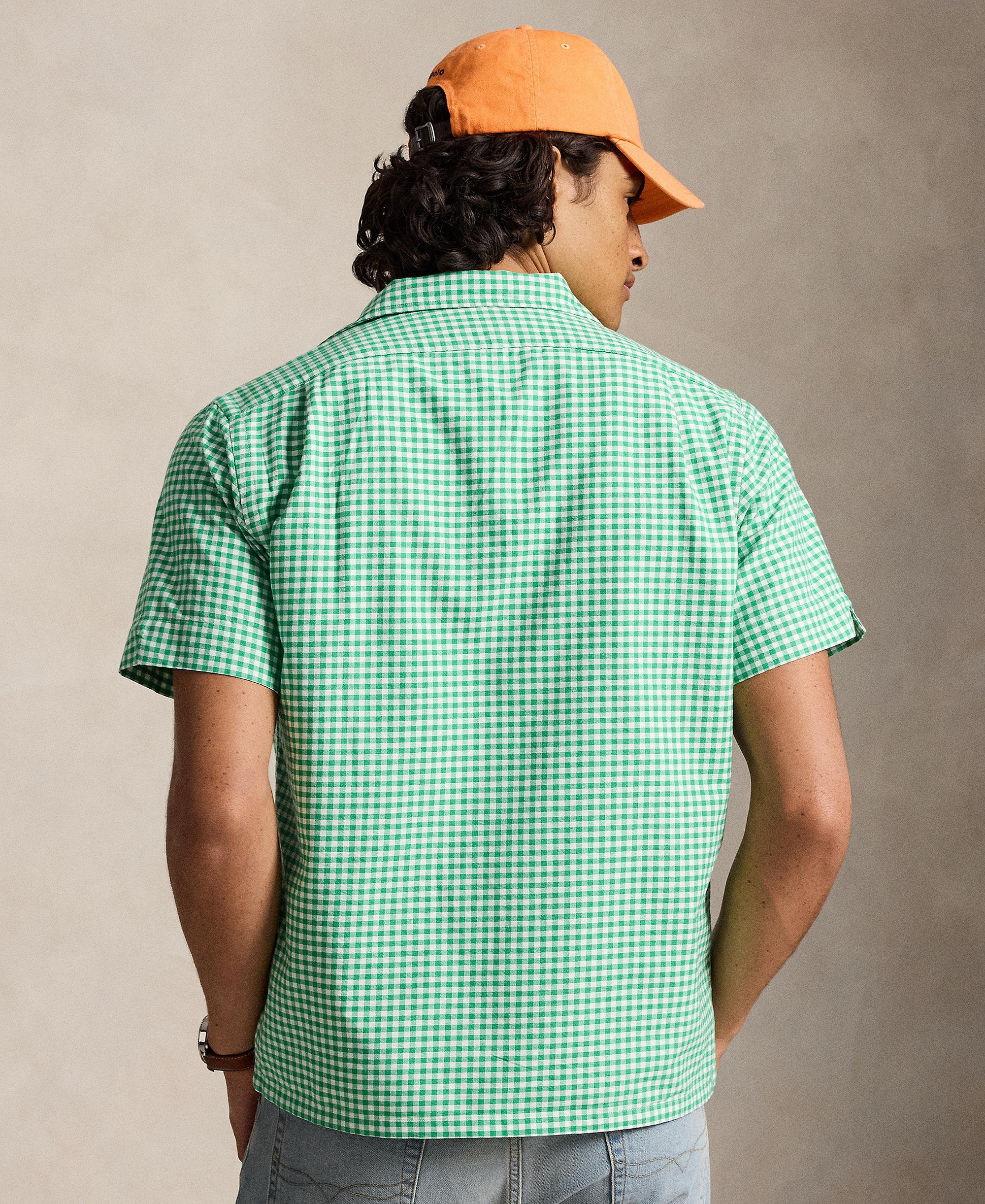 Polo Ralph Lauren Men's Classic-Fit Short-Sleeve Oxford Shirt - Summer Emerald/White