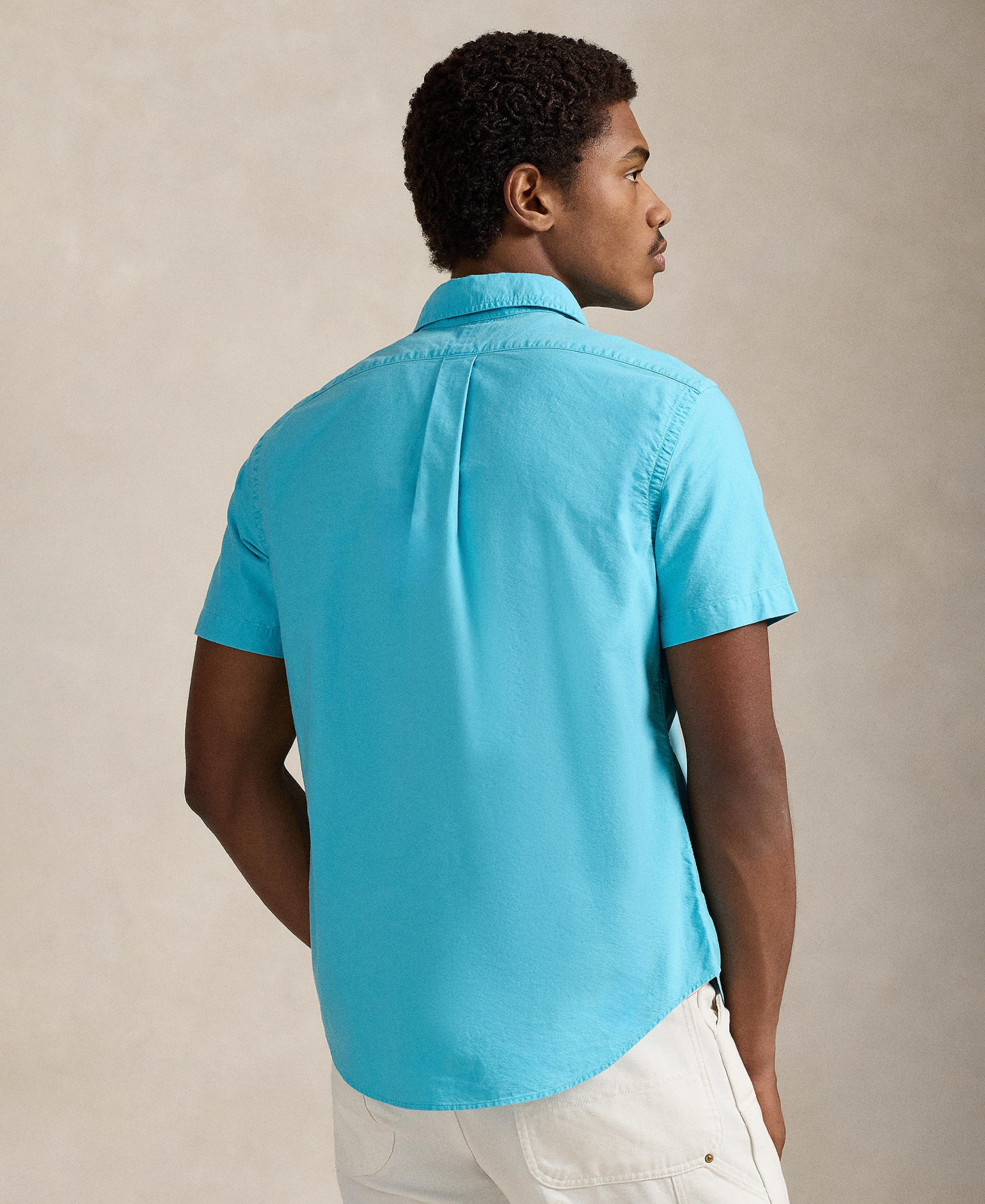 Polo Ralph Lauren Men's Garment-Dyed Oxford Shirt - Perfect Turquoise