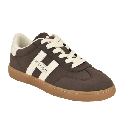 Tommy Hilfiger Women's Maisie Low Profile Lace-Up Sneakers - Dark Brown