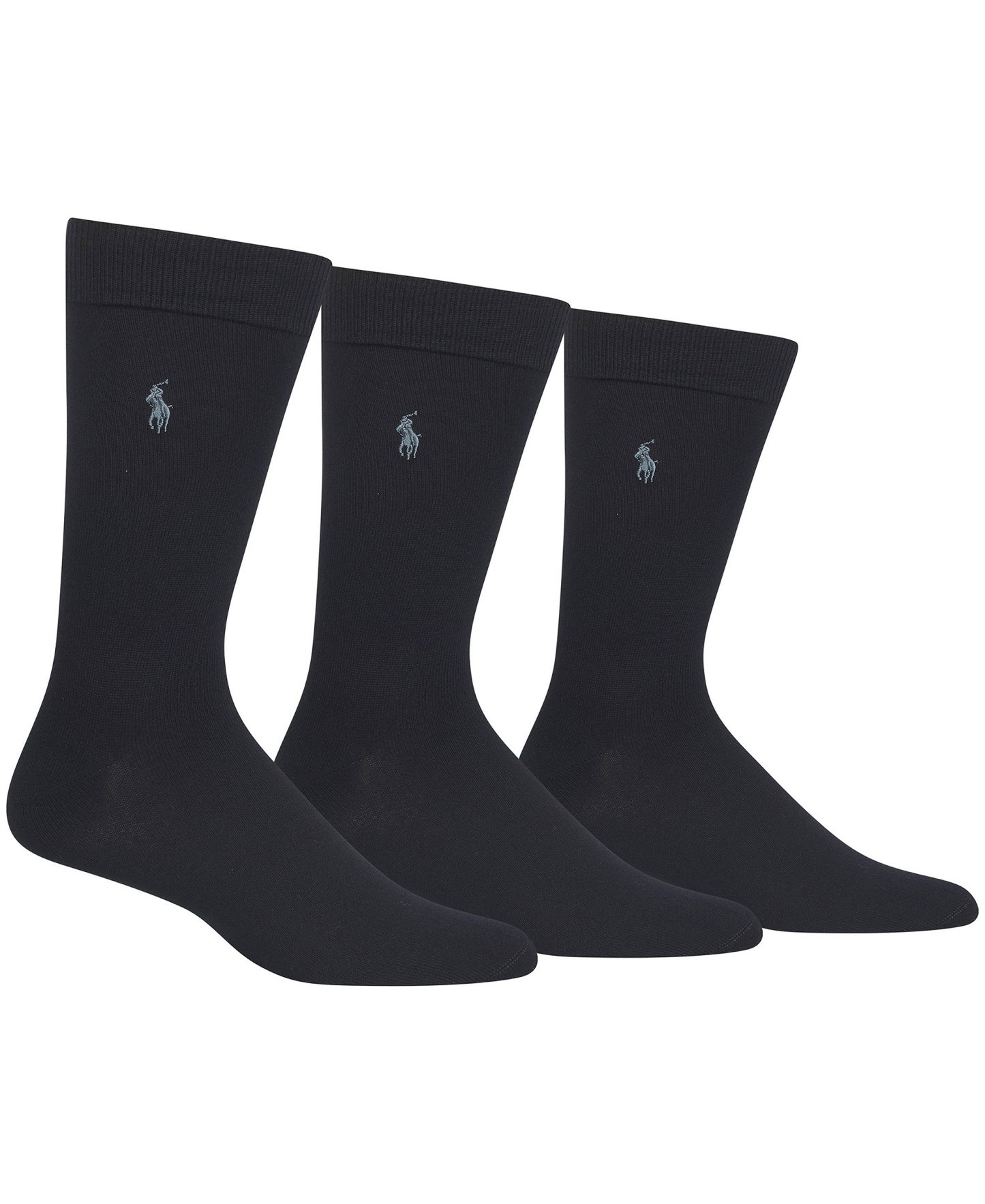 Polo Ralph Lauren Men's Supersoft Dress Socks, 3-Pack - Navy