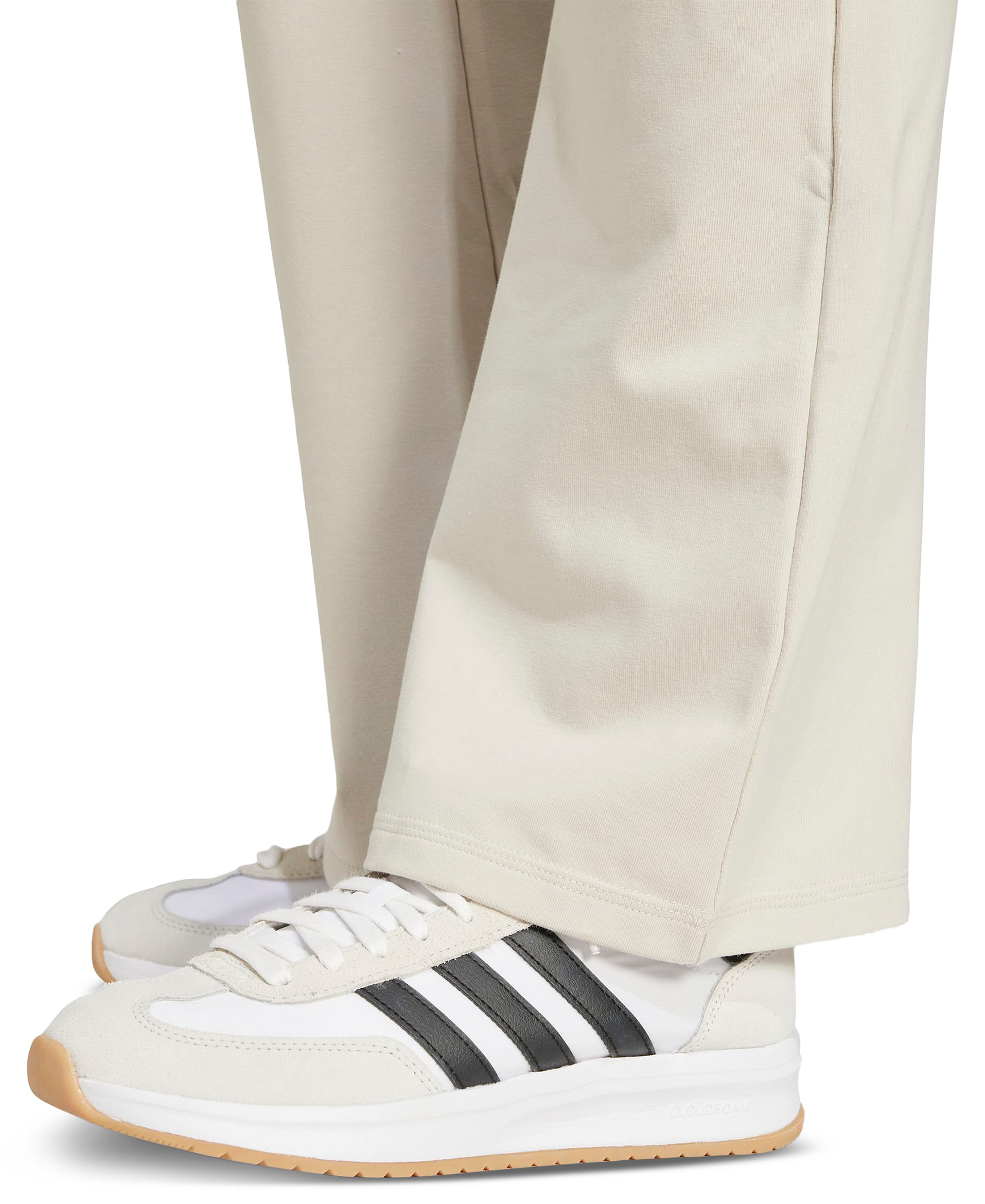 adidas Women's Essentials Small Logo Flared Leggings - Wonder Alumina/white