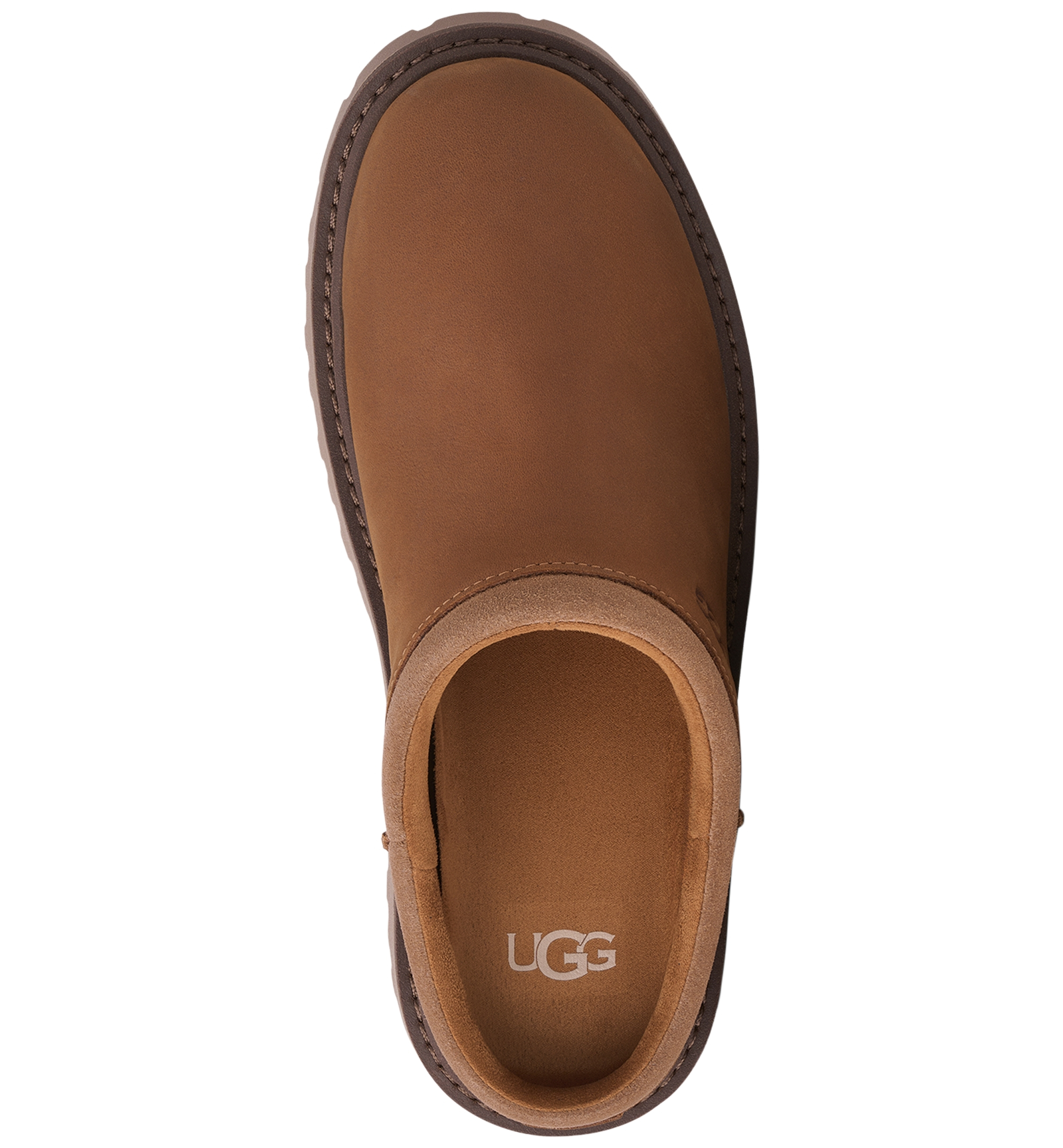 UGG® Men's Birch Clog II Leather Clogs - Chestnut