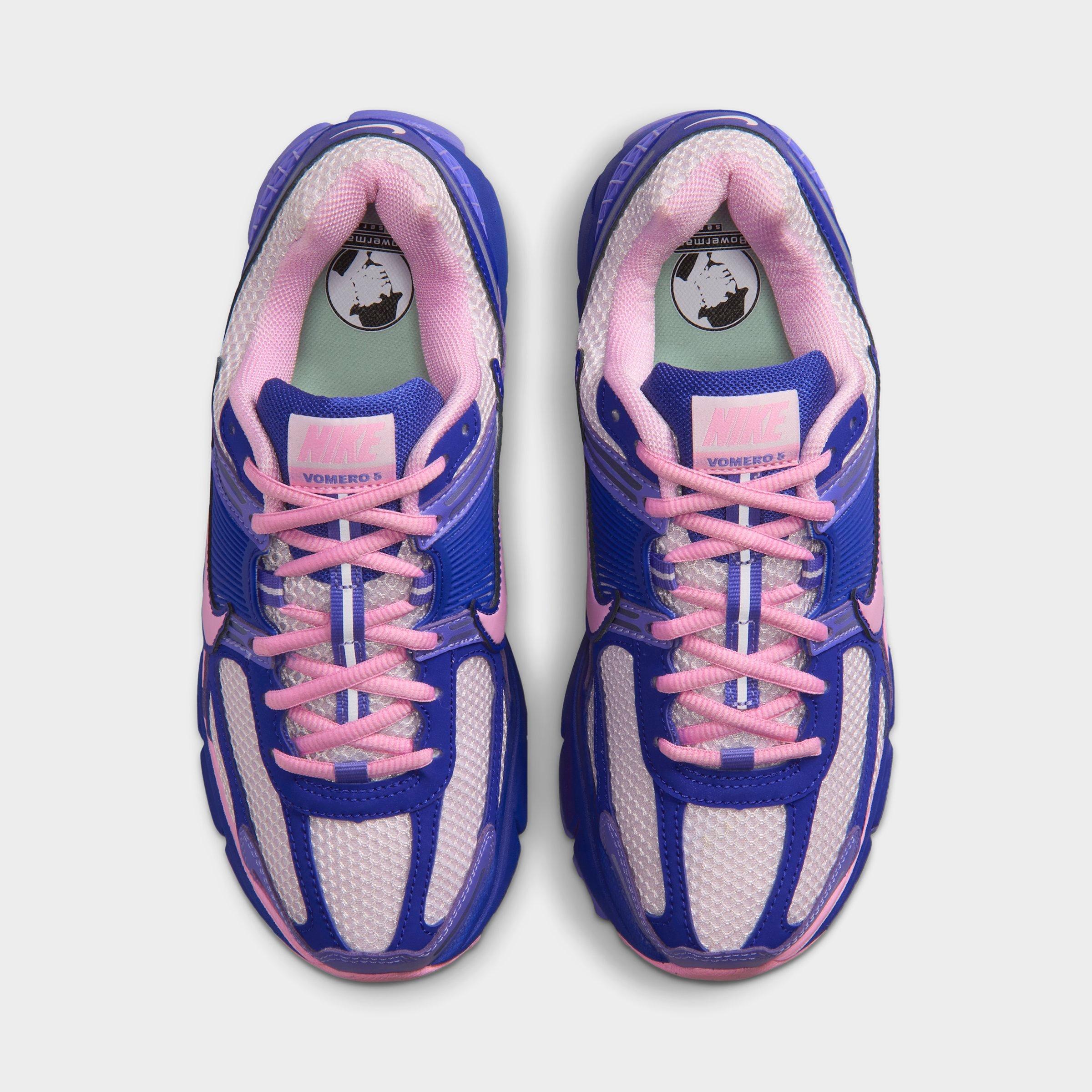 Women's Nithtke Zoom Vomero 5 Casual Shoes - Part 1 - Old Royal/Bleached Lilac/Sapphire/Pink Rise - Top view