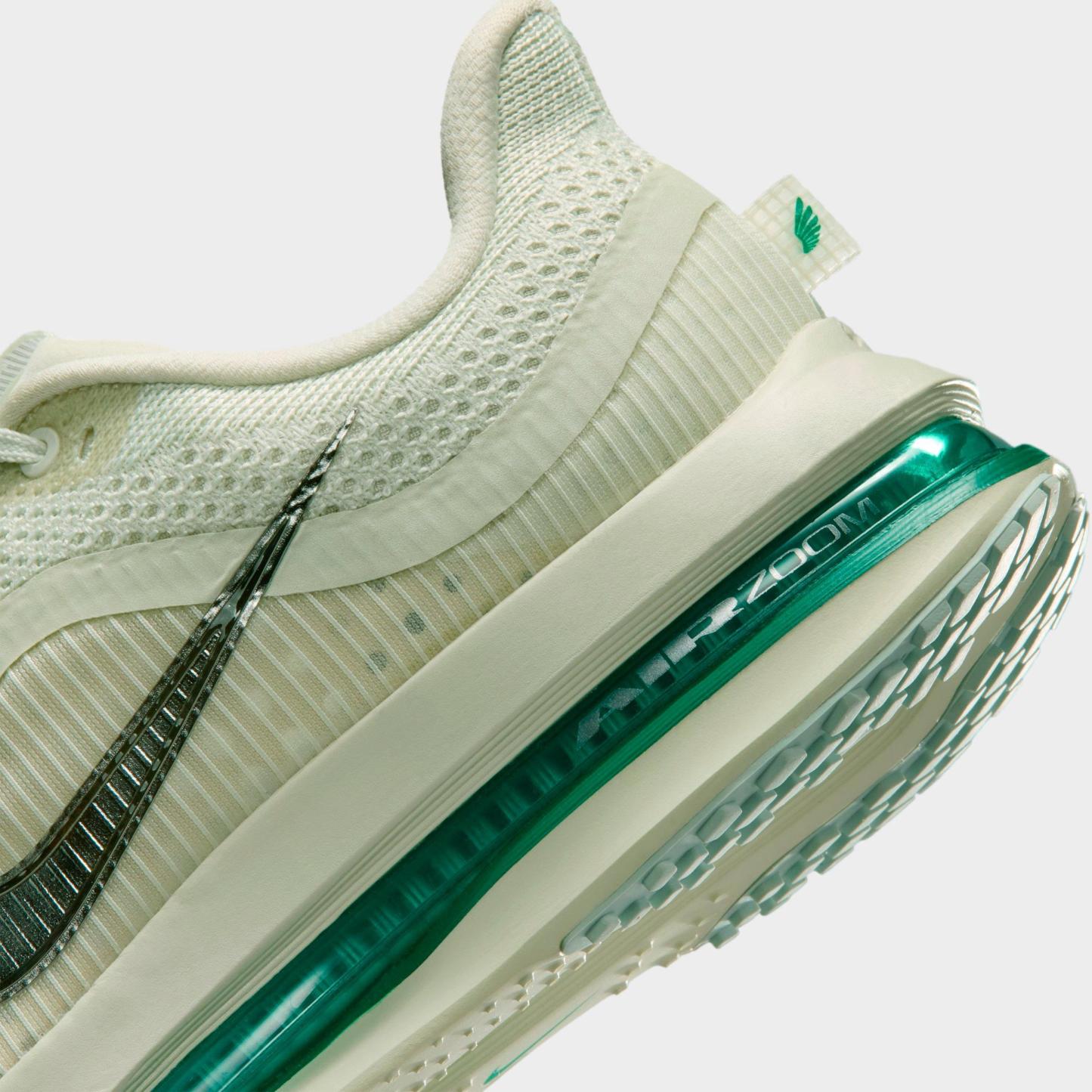 Women's Nithtke Pegasus Premium Running Shoes - Part 1 - Sea Glass/Malachite/Light Silver/Metallic Silver - Detail shot