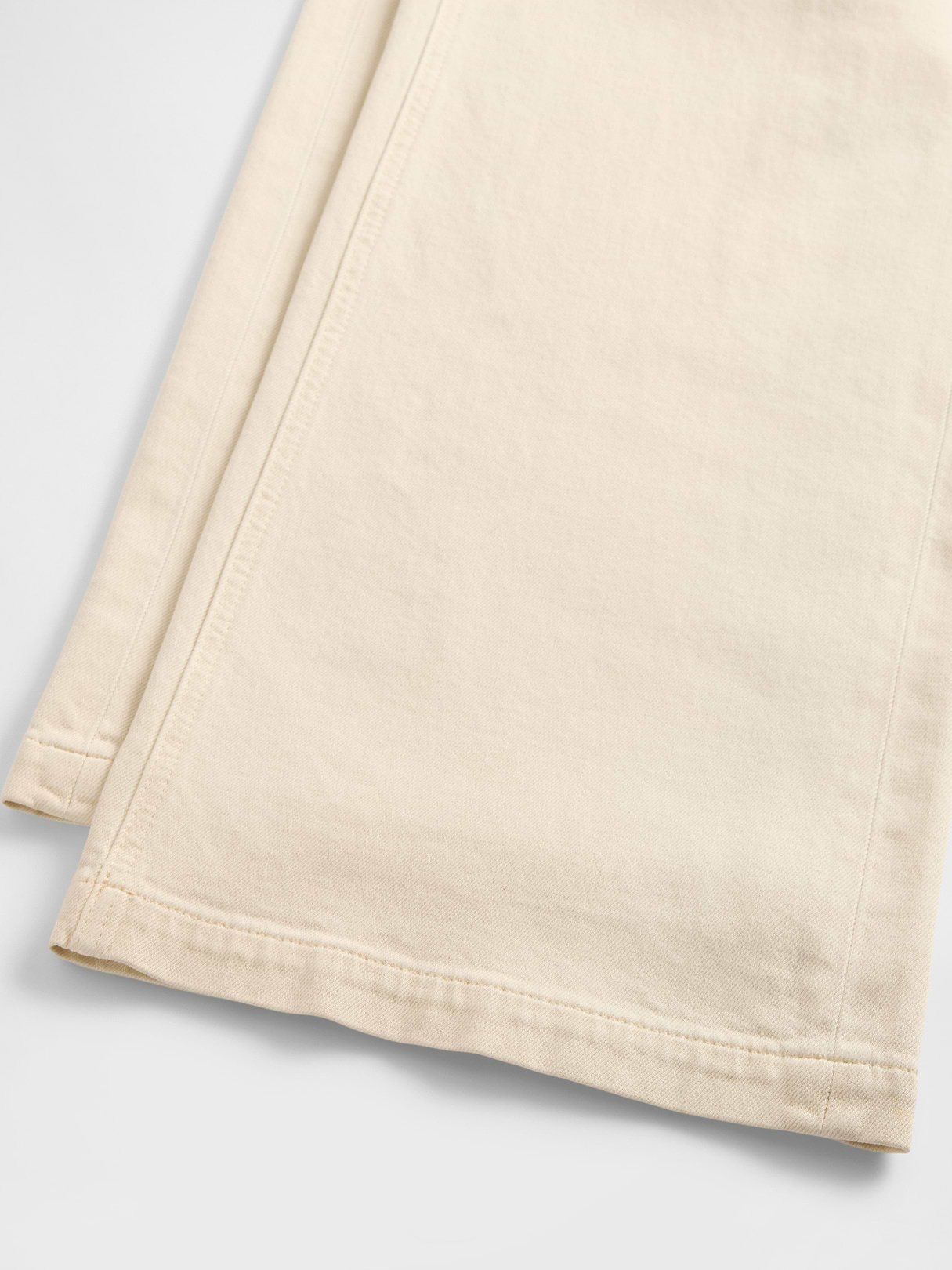High Rise Stride Wide-Leg Jeans - Beach pebble