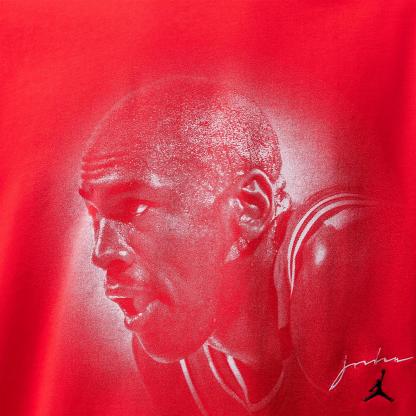 Men's Jordan Flight Essentials Big Face Graphic T-Shirt - University Red