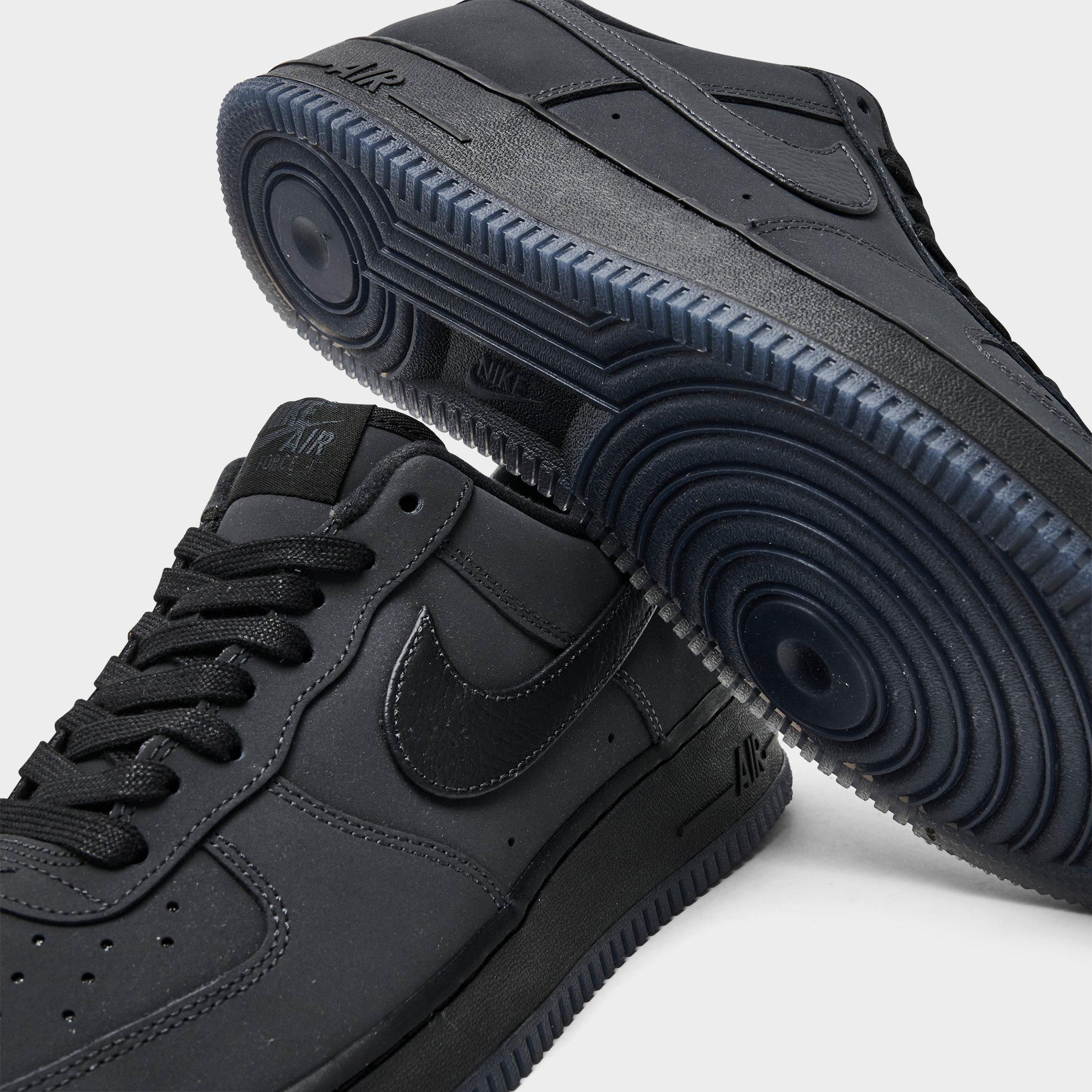 Men's Nithtke Air Force 1 '07 LV8 Casual Shoes - Part 3 - Black/Anthracite - Detail shot
