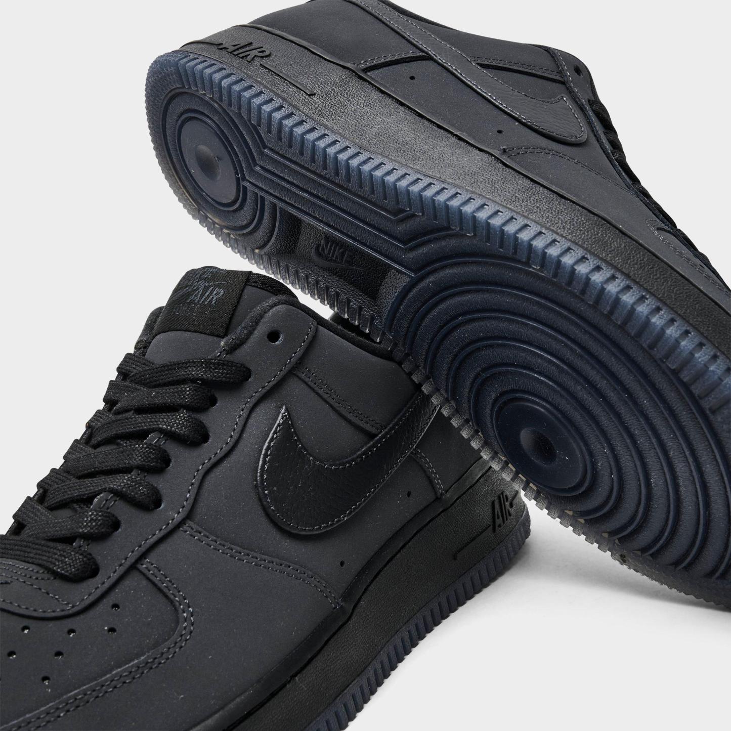 Men's Nithtke Air Force 1 '07 LV8 Casual Shoes - Part 3 - Black/Anthracite - Detail shot