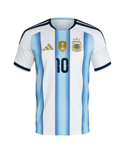 adidas Men's Argentina National Team Lionel Messi 2026 Home Replica Jersey - White