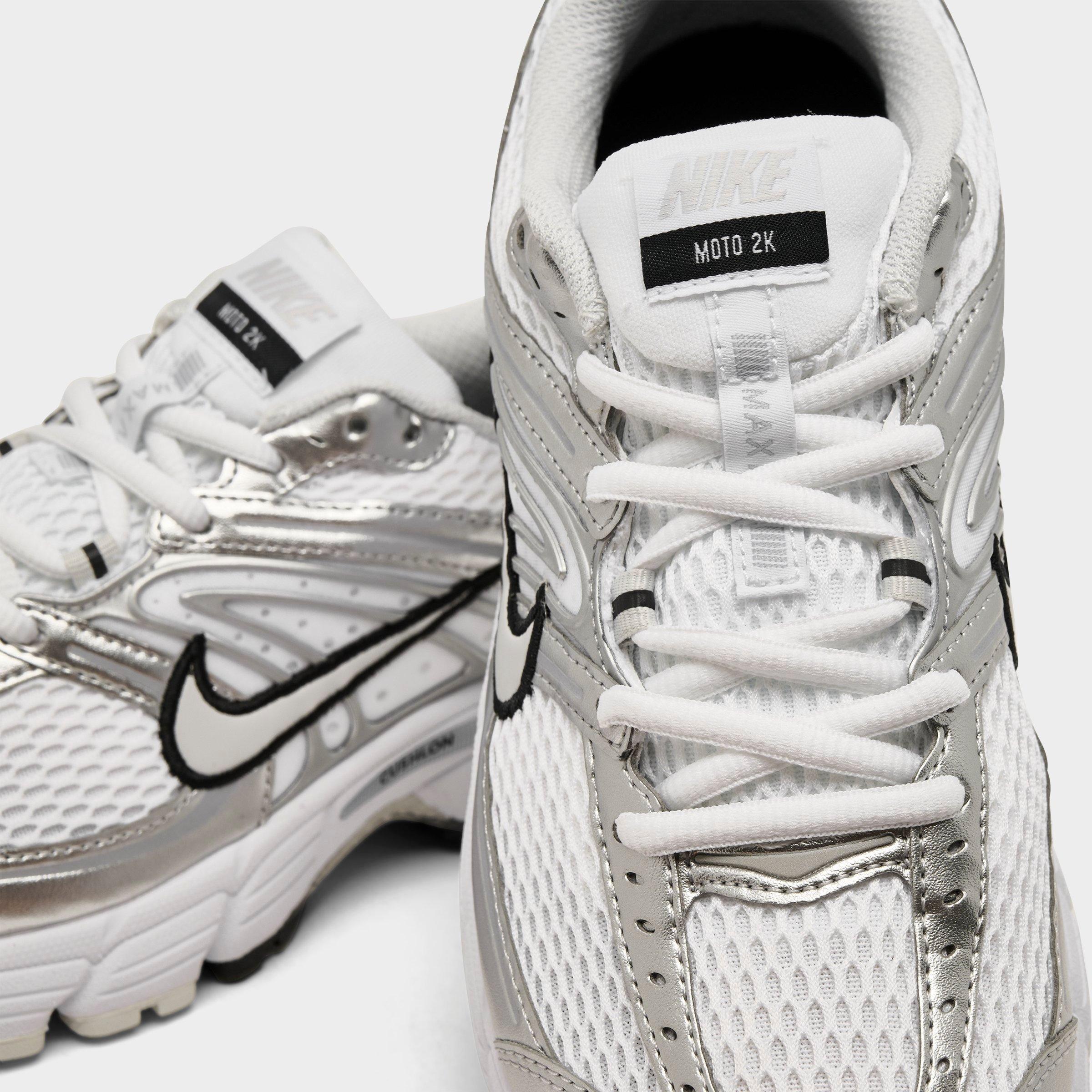 Women's Nithtke Air Max Moto 2K Casual Shoes - Part 3 - White/Photon Dust/Metallic - Detail shot