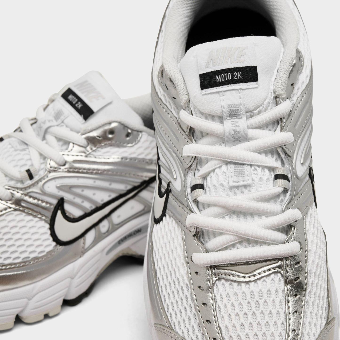 Women's Nithtke Air Max Moto 2K Casual Shoes - Part 3 - White/Photon Dust/Metallic - Detail shot