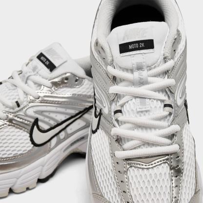 Women's Nithtke Air Max Moto 2K Casual Shoes - Part 3 - White/Photon Dust/Metallic - Detail shot