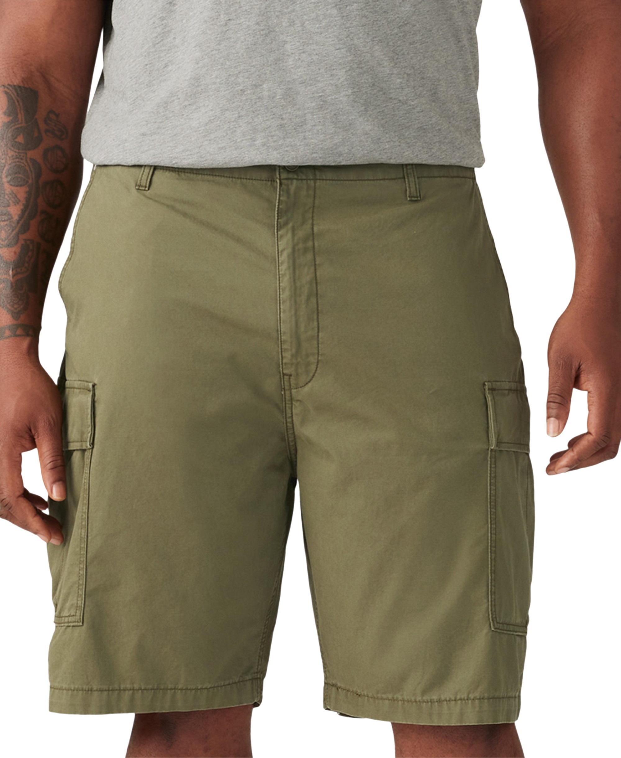 Levi's Men's Big & Tall Carrier 9" Shorts - Olive Night