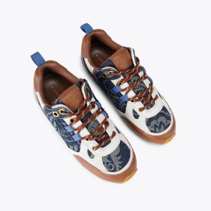 Kurt Geiger London Slim Runner Sneaker - Blue - view 3