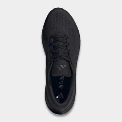 Men's adidas Runfalcon 6 Cloudfoam Running Shoes - Core Black/Core Black/Core Black - Top view